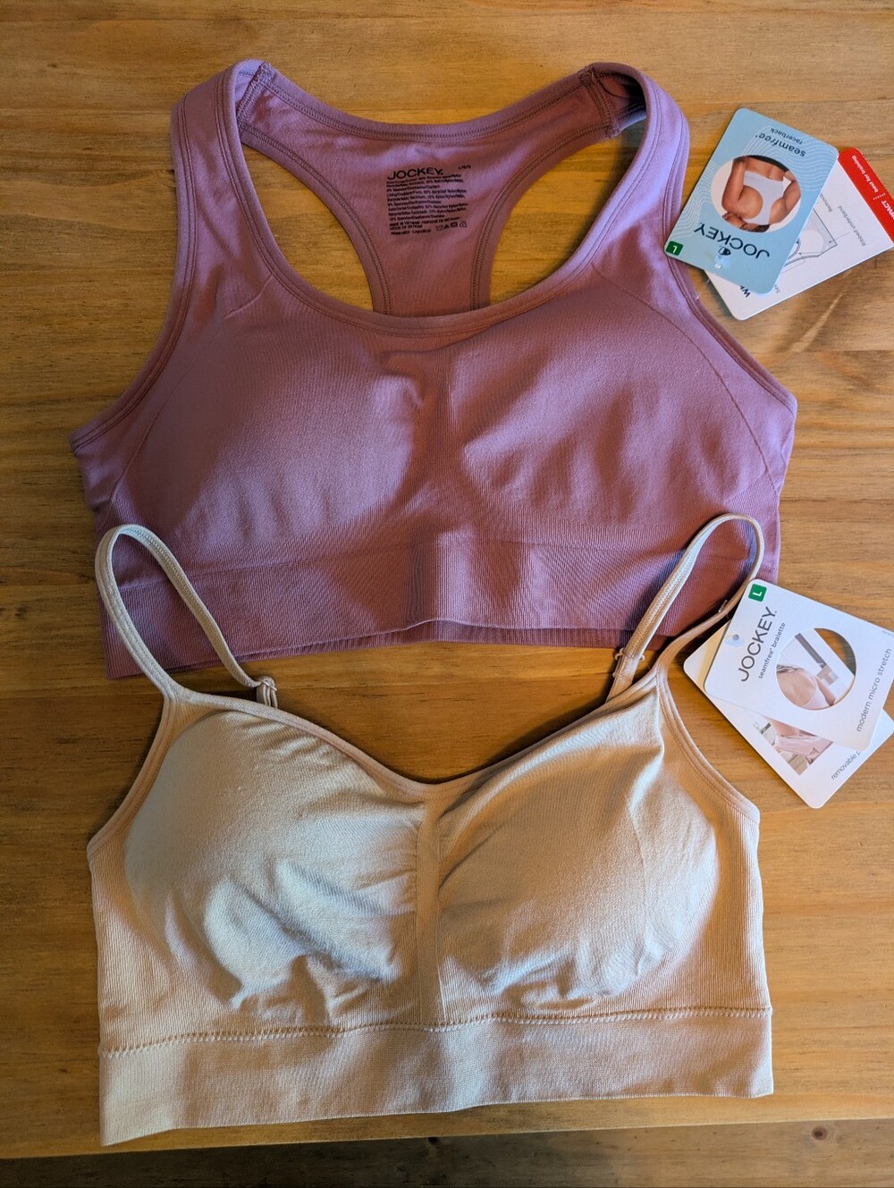 (2) NWT Jockey Bras